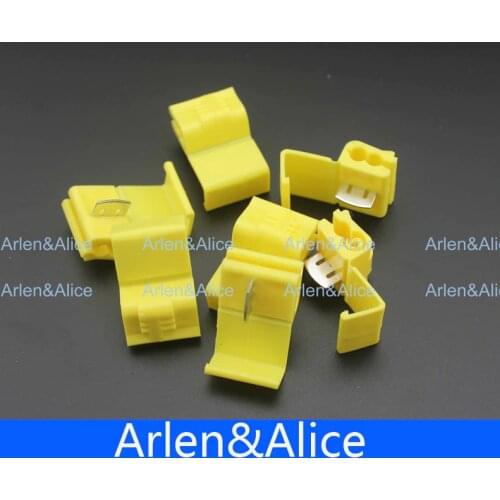 50 pcs Wire terminals quick wiring connector cable clamp AWG 12-11