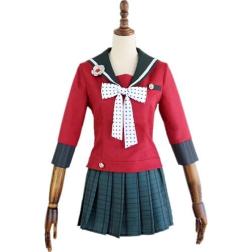 Danganronpa V3 Killing Harmony Cosplay Costume Harukawa Maki Cosplay Women School Uniform Outfit Halloween Carnival Costume