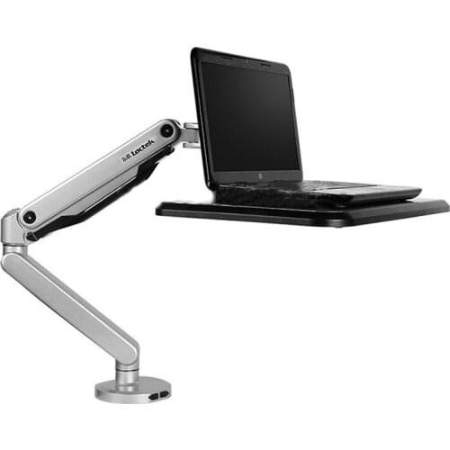 Super Quality Loctek W72 Full Motion 10-17" Laptop Mount Gas Spring Arm Sit-Stand Lifting Lapdesk Riser Notebook Holder Bracket