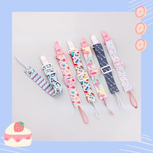 Hot Sale Cute Baby Pacifier Clips Chain Dummy Clip Holder Nipples Children Cartoon Pacifier Clip Soother Holder Gift