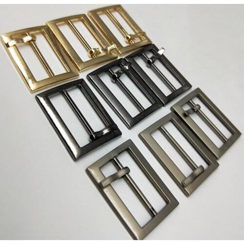 Metal Square belt buckles for shoes bag garment decoration silver/bronze/gold Belt Buckles decoration DIY Accessory Sewing 20mm