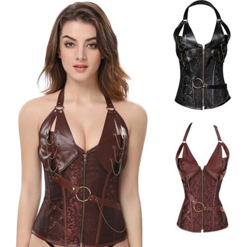 Alivila.Y Fashion Womens Steel Boned Retro Goth Steampunk Corset