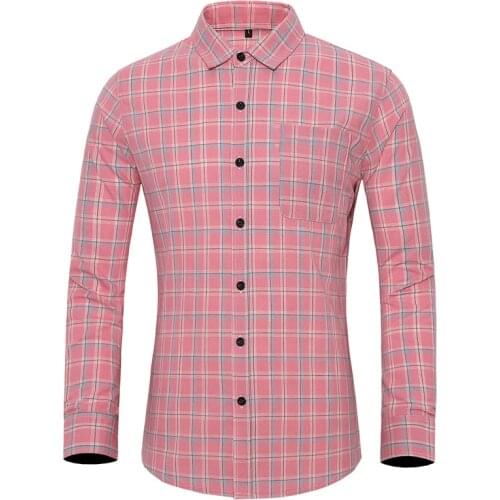 Plus Size 5XL 6XL 7XL Mens Casual Plaid Shirt 2020 Autumn New Fashion Business Long Sleeve Shirt Male Brand Clothes