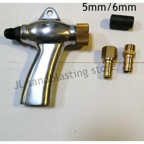 JL Air Sandblaster Gun with 1 piece Boron Carbide Basting Nozzle For Sandblasting Cabinet Sand Blast Spare Parts