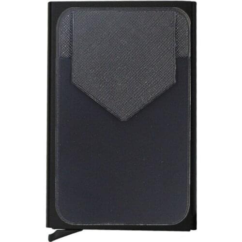 Anti-theft ID Credit Card Holder Porte Carte Thin Aluminium Metal Wallets Pocket Case Bank Women Men Credit Card Box