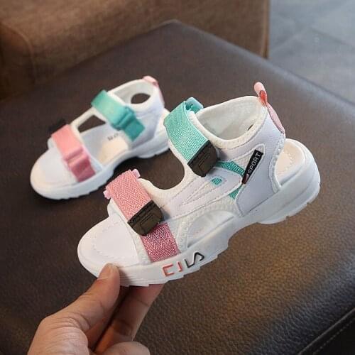 2020 Boys Open Toe Sandals New Children Outdoor Summer Casual Adjustable Strap Fisherman Beach Sandals For Little Kid/big Kid