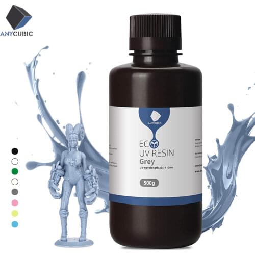 ANYCUBIC Plant-based UV Resin 405nm For LCD 3D Printer Printing Material Ultralow Odor Without Nasty Chemicals Photon Mono X