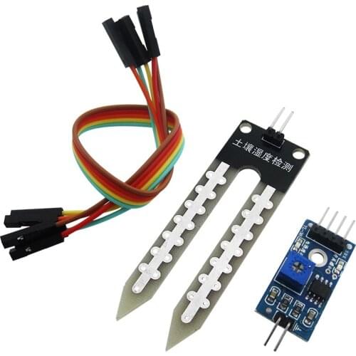 TIEGOULI 10Pcs/lot Soil Hygrometer Humidity Detection Module Moisture Water Sensor Soil Moisture for ardu DIY KIT