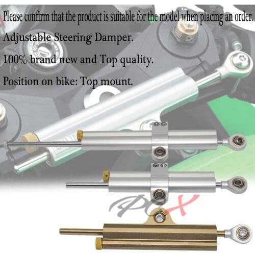For SUZUKI GSXR GSX-R 600 750 1000 HAYABUSA/GSXR1300 CNC Universal Aluminum Motorcycle Damper Steering Stabilize Safety Control