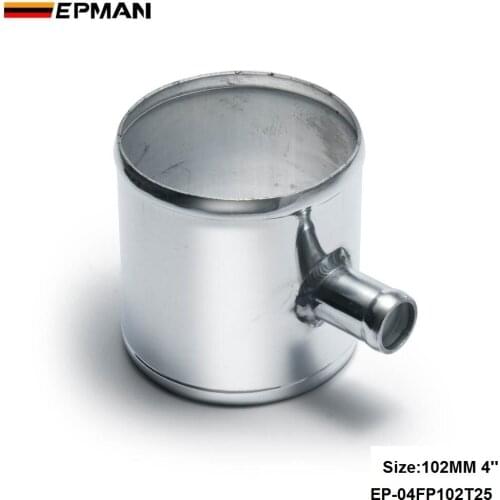 Universal BOV T-pipe 102mm 4" outlet 25mm Blow Off Valve T Joint Adaptor For BMW MINI COOPER S JCW W11 R52 EP-04FP102T25