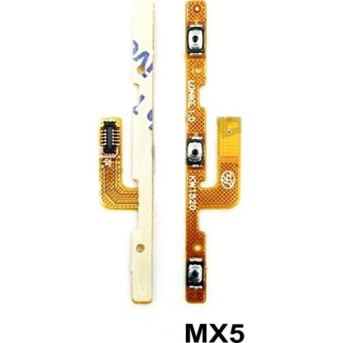 In stock ! For Meizu MX5 MX5pro New Power on/off+Volume up/down Switch Button Flex Cable Repair Parts