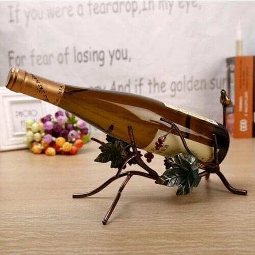 European Style Wine Rack Stand Bottle Holder Living Room Decoration Accessories Tree Stand Crafts Home Bar Tool Ornaments
