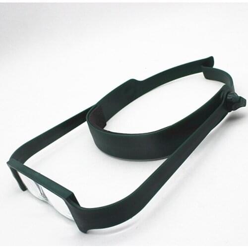 1.6X 2.0X 2.5X 3.5X Headband Helping Wearing Old Man Reading Magnifier Magnifying 4 lenses Loupe Jewel Mobile Phone Repair