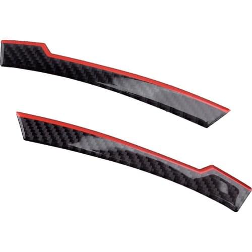 1 Pair Car Door Mirror Bottom Strips Edge Trim Decoration Anti-Collision Guard Fit For Benz W176 W246 W204 W212 X156 GLE
