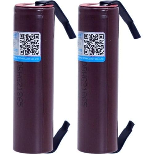 2PCS VariCore For New HG2 18650 3000mAh Rechargeable battery 18650HG2 3.6V discharge 20A, dedicated batteries + DIY Nickel