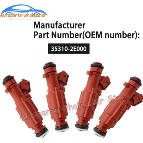 4 pcs/lot 35310-2E000 353102E000 For Hyundai Elantra Kia 11-15 New High Quality Fuel Injector Nozzle car accessories