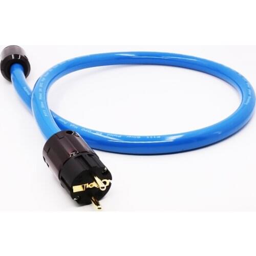 Audiocrast P111 Silver Plated AC power cable With P-079E EU power plug C-079 IEC Female connector Schuko Power Cord Cable