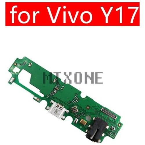 For Vivo Y17 USB Charger Connector Flex Cable Microphone USB Charging Dock PCB Board Flex Cable Repair Parts
