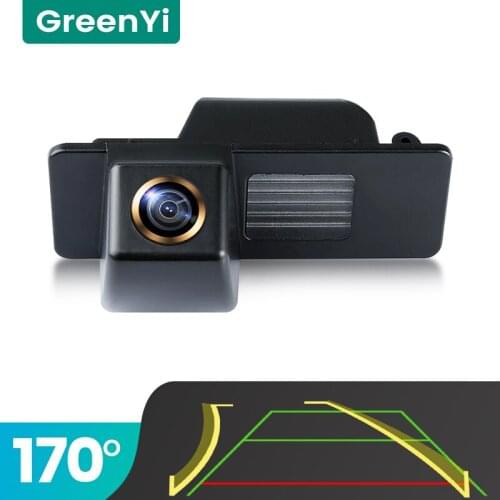 GreenYi Trajectory 170° AHD Car Rear View Camera for Chevrolet Aveo Trailblazer Cruze Wagon Opel Mokka Cadill Night Vision 4 pin