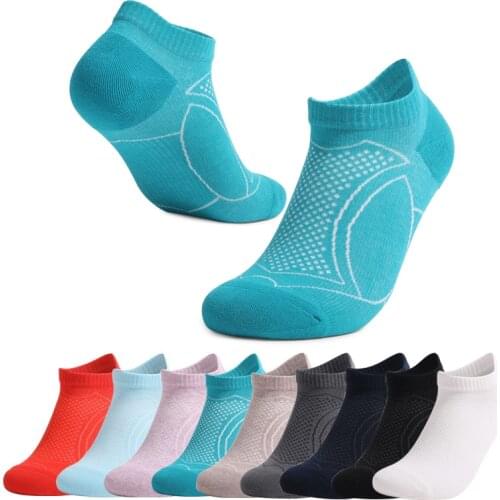 Cotton Sports Boat Short Socks Running Women Breathable Cycling Moisture Wicking Non-slip Elastic Socks Outdoor Fitness