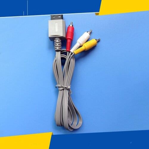 Good quality 6FT Audio Video AV Composite 3 RCA Cable Connector for Nintendo for Wii Console