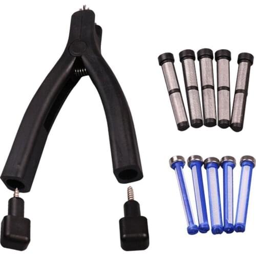 Car SUV Fuel Injector Flat-Band Ring Spring Type Swivel Clamp Jaws Tool Tool Water Removal Hose Car Auto Hose Pliers Swivel I2N1