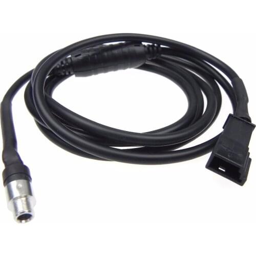 1pcs High Qualty Female AUX In Audio Adapter Cable For BMW BM54 E39 E46 E53 X5 iPod Phone MP3 cable length 144.5cm