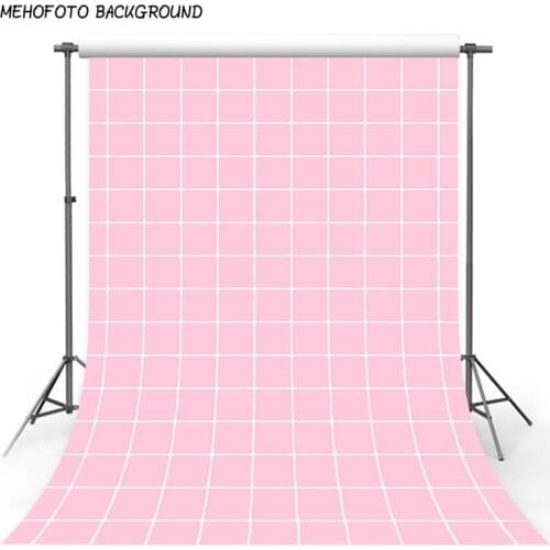 Square Grid Photography Backdrop 10x10 Personalized Pink Backgrounds for Photo Studio Newborn Baby Photographic Backdrops Custom