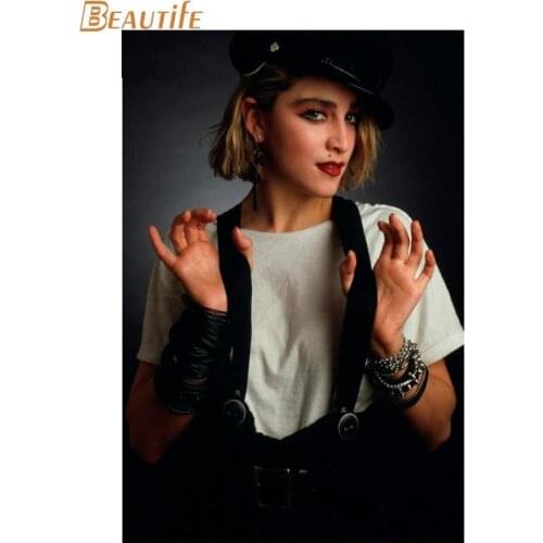 New Arrival Madonna Poster Cloth Silk Poster Home Decoration Wall Art Fabric Poster Print 30X45cm,40X60cm.50X75cm,60X90cm