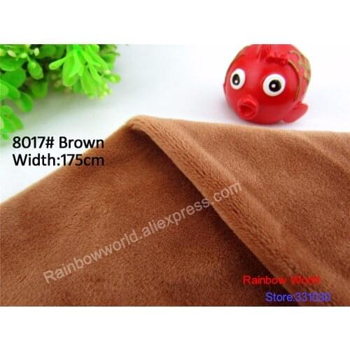 Factory Whosale Super soft Spandex fabric thick velvet fleece microfiber brush Elastic velboa hair height 1.5mm for toy clothes