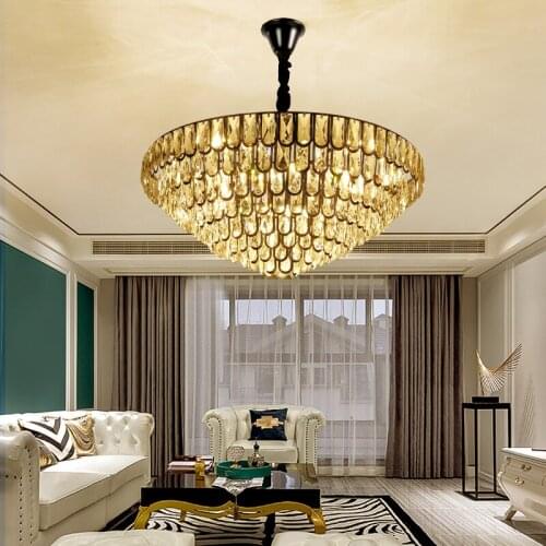 Nordic luxury living room pendant light postmodern atmosphere home bedroom restaurant hotel crystal decor pendant lamp WF1018533
