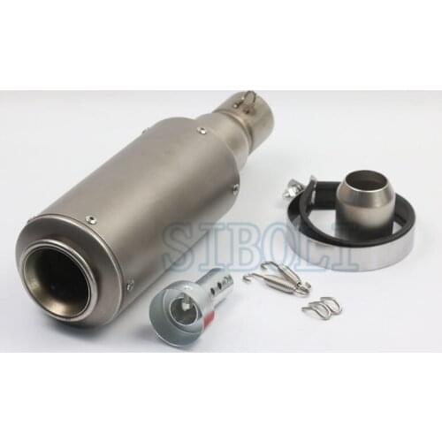 51MM Motorcycle Modified Exhaust Pipe With DB Killer Silencer Scooter Fit Most Motorbikes AK101