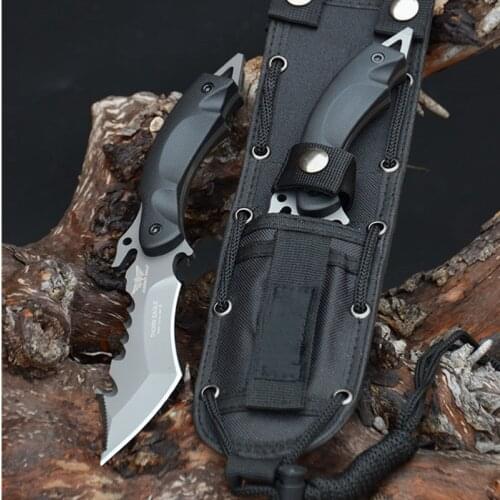 High Hardness 7cr17mov Steel Blade Nylon Fiberglass Handle Multi-function Outdoor Tactical Equipment Portable Straight Knife