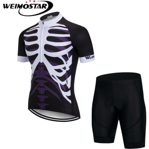 Weimostar Cycling Jersey Sets Mens Short Sleeve Bike Cycling Clothing Sportswear Outdoor Mtb Ropa Ciclismo