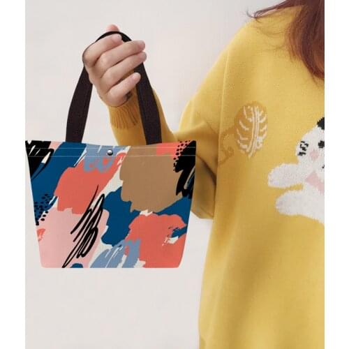 Fresh Flower Leaves Print Bags for Women 2021 Eco Reusable Shopping Bags Casual Canvas Tote Female Handbag School Lunch Bags