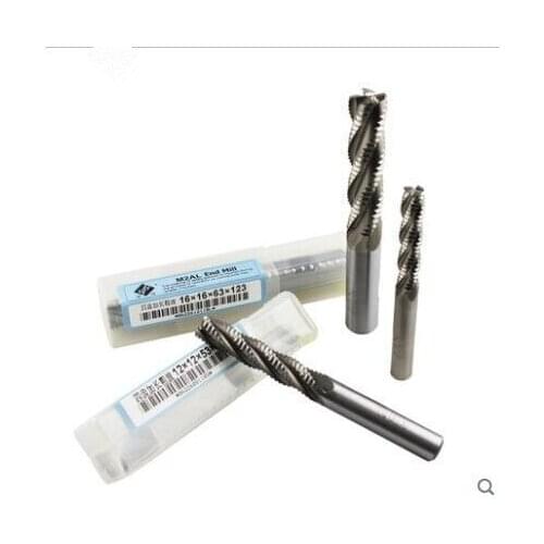 1pcs Lengthen 6mm-20mm Rough milling cutter,Wave edge milling cutter,Full grinding straight shank vertical milling cutter
