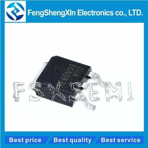 10pcs/lot 60N03 ME60N03L ME60N03A FQD60N03L ME60N03 TO-252 N-Channel Logic Level MOSFETs