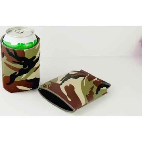 10pcs Mixed Color Neoprene Beer Cans Cool Drink Bottle Sleeve Covers Insulation Wrap Covers Keep Drink Cool