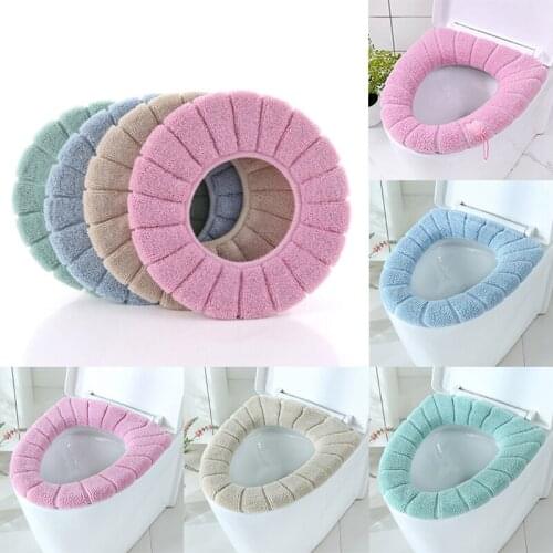 30cm Thickened Toilet Seat Cover Closestool Mat Toilet Seat Case Washable Comfortable Pads Washroom Restroom Bathroom Accessorie