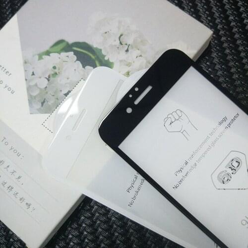 600Pcs DHL For iPhone 8 6D Screen Protector Tempered Glass Full Coverage Protective for iPhone XS Max 6 6s 7 8 Plus