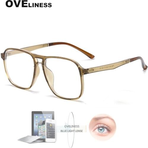 Anti Blue Light Glasses Men Bluelight Radiation Women TR90 Computer Gaming Glasses Blue Light Blocking glasses UV Eyewear frame