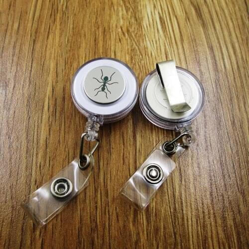 Ants ID Badge Reel for Docter Nurse Teacher Student retractable recoil id badge holder work fun