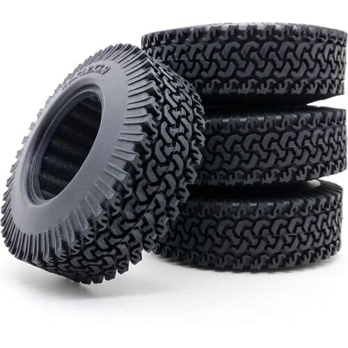RC Car 1:10 Crawler Beadlock Wheels Tire 1.9 Inch Rubber Wheel Tire 98mm Tyre For RC Car Tamiya Truck Axial SCX10 S347