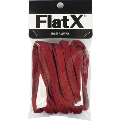 FlatX 8mm Burgundy Shoelaces High Quality Professional Sneaker Laces Anti-Release Shoelace Lacet Branded Lace Wholesale