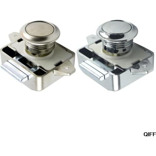 Camper Car Push Lock RV Caravan Boat Motor Home Cabinet Drawer Latch Button Locks For Furniture Hardware July 23