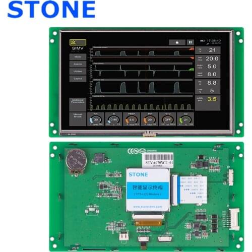 10.1 Inch Bright TFT-LCD Module With RS232 Interface And Controller