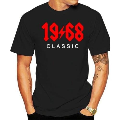 Graphic T shirts New Fashion 100% O-neck T-shirt mens Vintage 1968 Classic Rock 50th Birthday GifT Unisex Tee Top