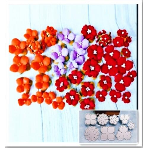 Beautiful flower accessories decorative metal cutting mold template DIY scrapbook / album decorative embossing