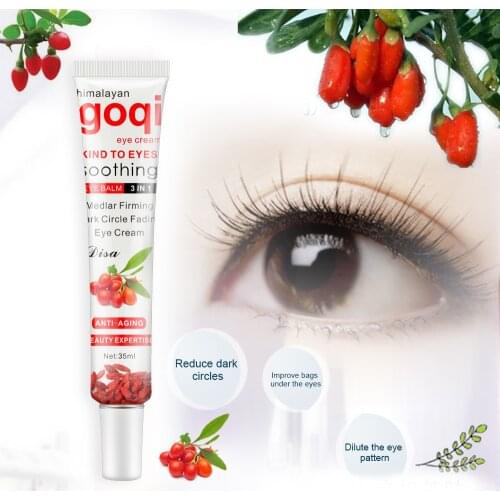 35ML Goji Face Eye Cream Effect Repair Remove Moisturizing Anti-Puffiness Dark Circle Anti-Aging Cream DROPSHIPPING