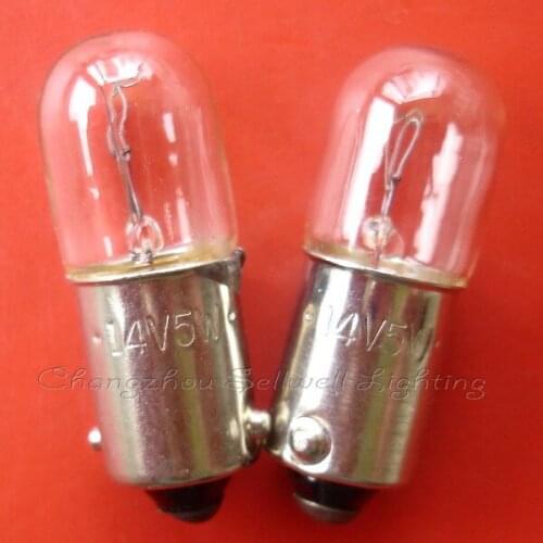 Miniature light 14v 5w Ba9s T10X28 A081 NEW 10pcs